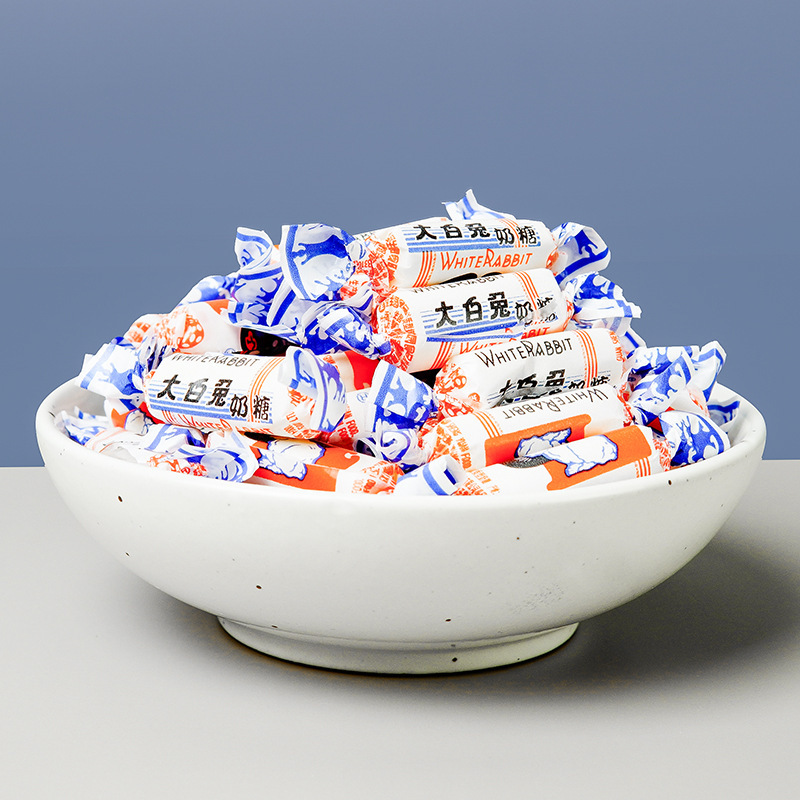 冠生园大白兔奶糖114gx96包整箱休闲糖果小零食年货喜糖超市软糖-阿里