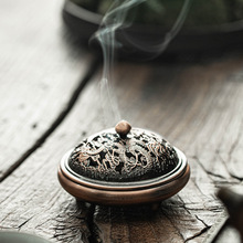 香炉合金铜家用室内沉香熏香炉檀香安神盘香创意摆件盘香香薰炉