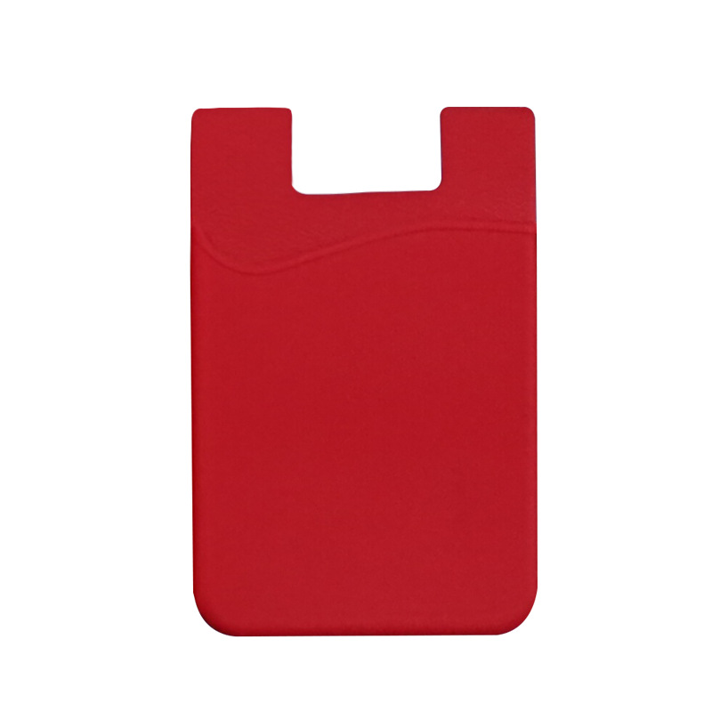 Manufacturers Supply a Large Number of Spot Goods with Favorable Prices Silicone Mobile Phone Back Pasted Card Holder Bank Card Package Coin Purse Mobile Phone Card Sticker