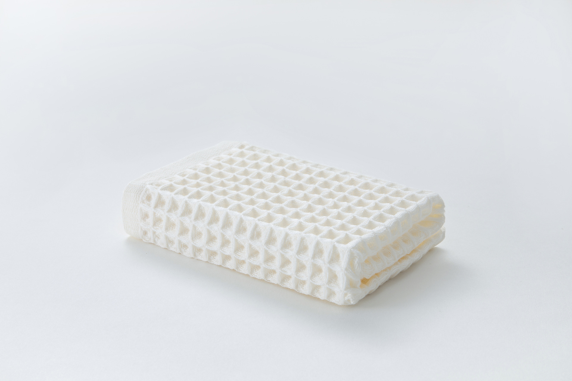 Cotton Love Pure Cotton Waffle Square Towel 40-Strand Waffle Towelette Bath Towel Plain Square Towel