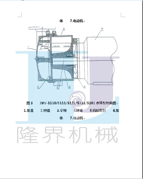 供应2bv型水环式真空泵 液环式真空泵高真空度电动真空泵2bv2071