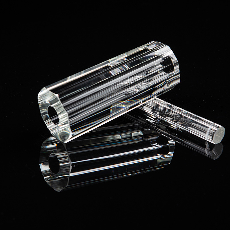 厂家直销导光超高透明高硼硅3.3圆玻璃棒水晶条定制灯饰配件