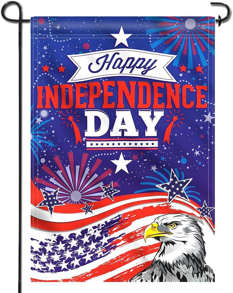 亚马逊爆款美国独立日花园旗美国爱国纪念花园旗帜家居装饰旗帜