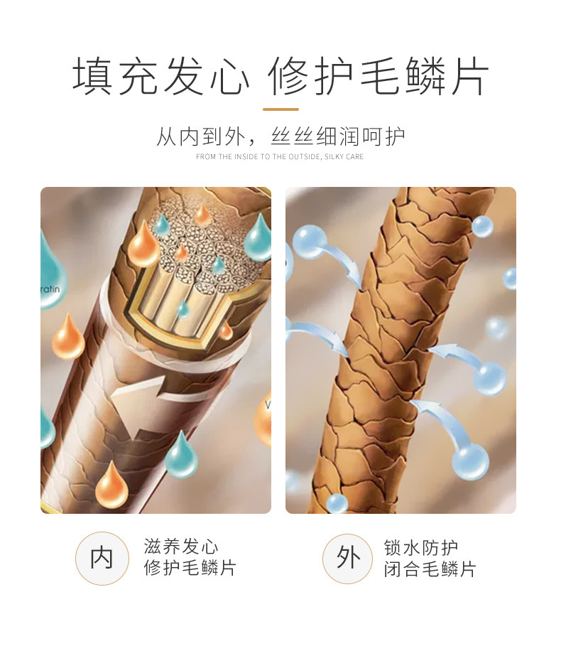约肤深层滋润免蒸发膜保湿焗油膏护发素滑溜溜免蒸发膜批发2021款