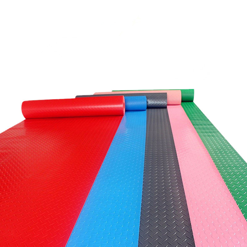 Beef Tendon Non-Slip Mat Waterproof Rubber Pvc Floor Mat Kitchen Bathroom Stairs Plastic Carpet Workshop Warehouse Floor Mat