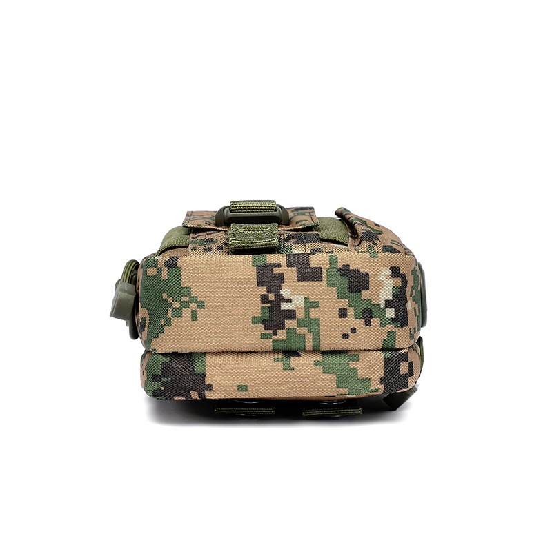 Multi-Functional Shoulder Camouflage Waist Bag Running Mobile Phone Bag Outdoor Sports Mobile Phone Small Waist Bag Tactical Crossbody Waist Bag