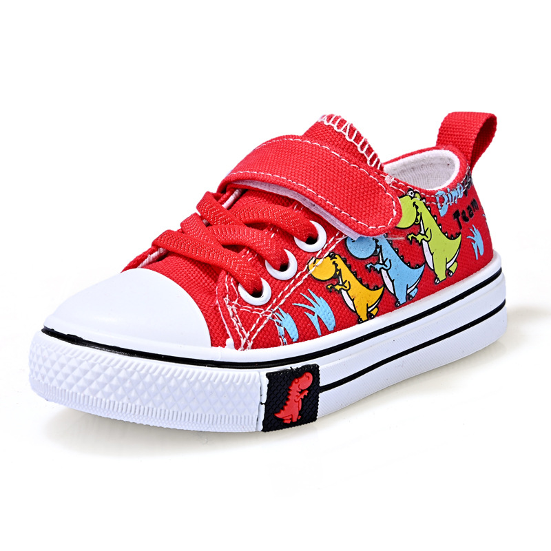 Children's Canvas Shoes Boys Girls' Shoes Baby Leisure Low-Top Shoes Fashion Sneakers Spring and Autumn Breathable Shoes