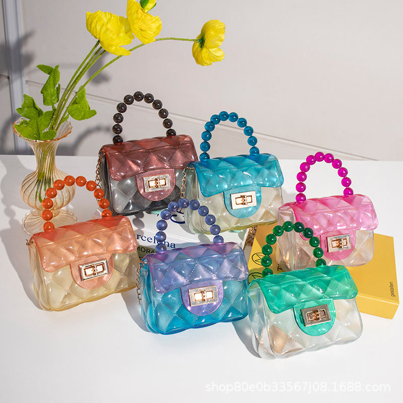 candy color gel bag ladies handbags2021 women‘s foreign trade bags bags for women wholesale new transparent jelly pack gel bag