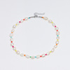 Qingdao Jewelry freshwater Pearl colour Beading clavicle ins A small minority Versatile senior Simplicity Necklace
