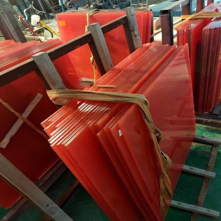 厂家加工生产红色烤漆玻璃  各种颜色烤漆钢化 来图深加工