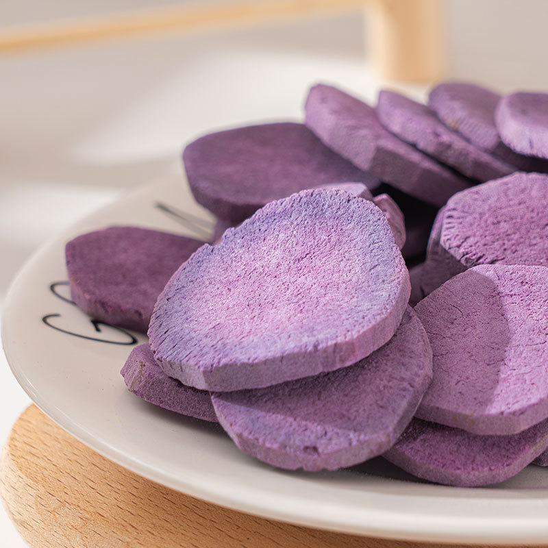 fd冻干紫薯片500g果蔬脆紫薯丁200g蔬菜干烘焙原料代餐现货蔬菜包