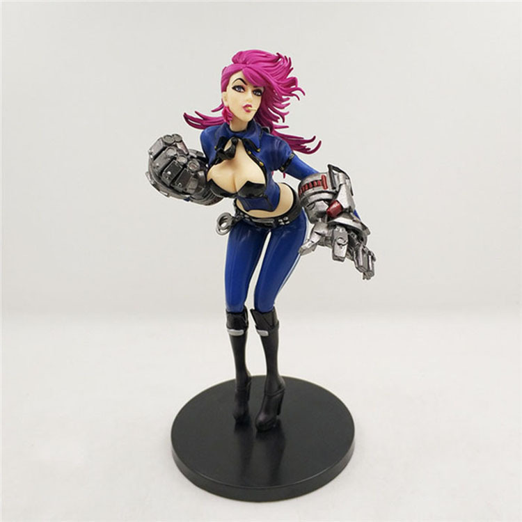 lol 皮城执法官 蔚 手办 摆件