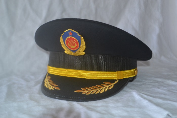 演出表演包邮男女春秋大檐帽保安常服大檐帽收藏礼服卷边帽大盖帽