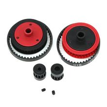 1/10攀爬Axial SCX10 II 90046 波箱改装3.2/5.0皮带传动齿轮系统