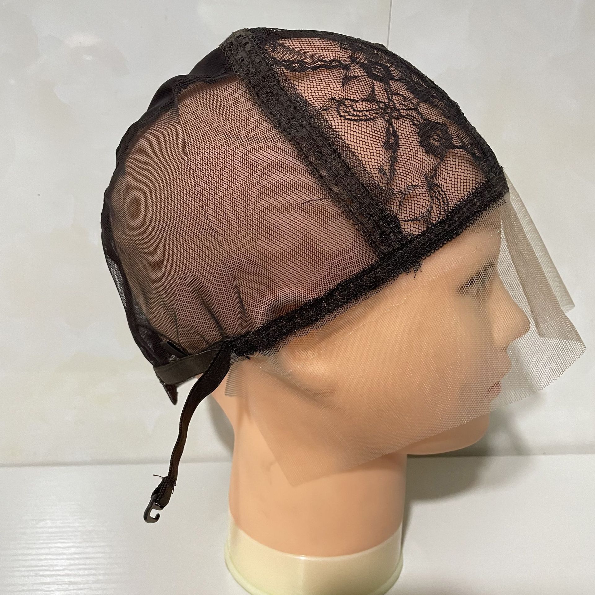 13*4蕾丝假发头套 弹力假发网帽 假发帽皮厂家 假发用网底