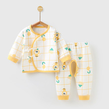 新生婴儿儿衣服和尚服a类纯棉春秋款0-3个月初生宝宝分体内衣套装