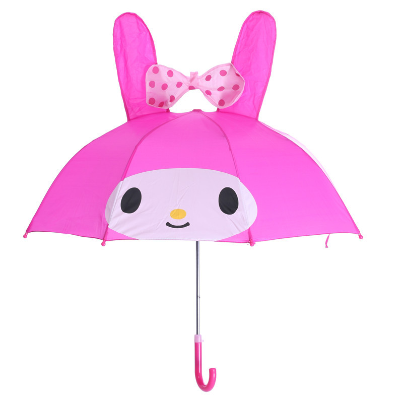 可爱小兔子儿童雨伞宝宝遮阳伞学生晴雨伞男女孩粉色公主伞小雨伞