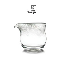 玻心璃语 | 绿漪圆底公道杯 玻璃 原创设计 茶具 手工匠人 分茶器