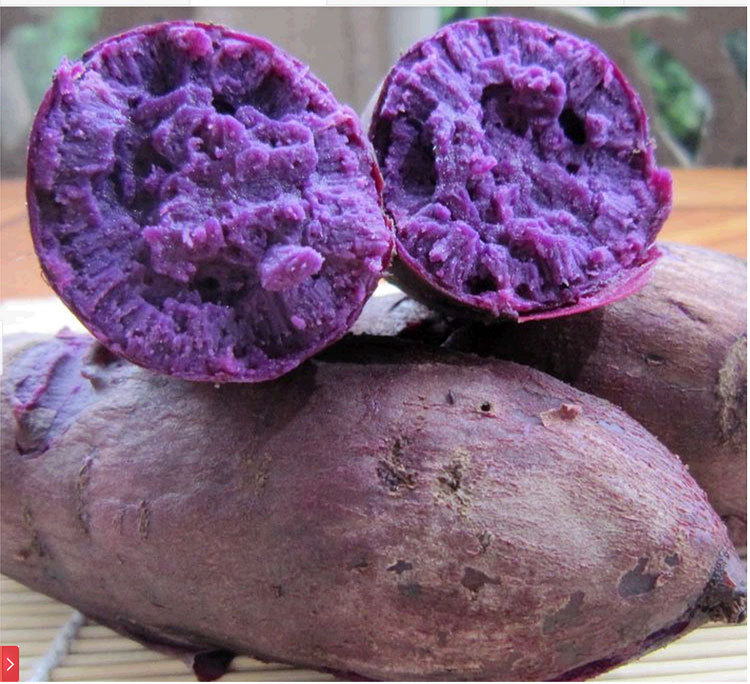 广西紫薯地瓜新鲜紫心薯番薯生紫薯令时粗粮农家自种5斤包邮