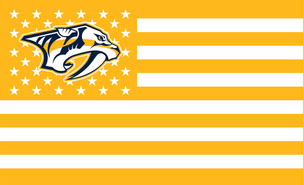 nhl nashville predators 国家冰球联盟 纳什维尔掠夺者队 旗帜