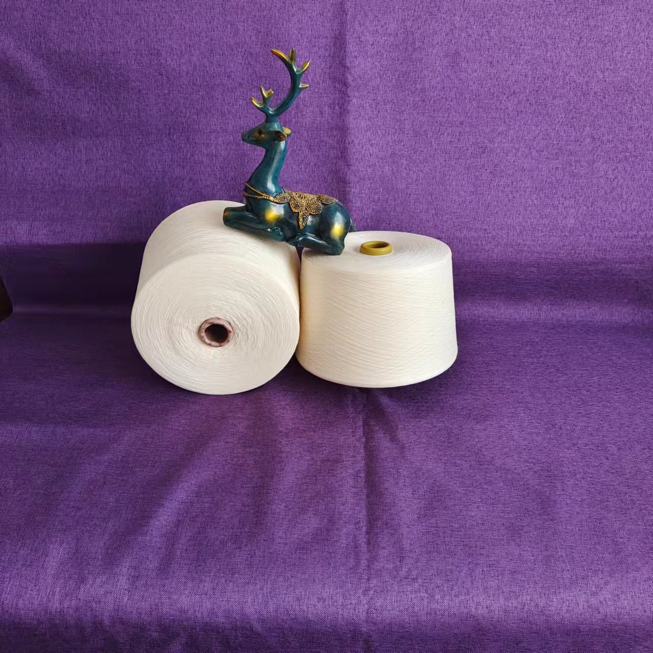 润丰达在机批发兰精环保粘胶纱32支 再生人棉纱 兰精天丝纱价格低