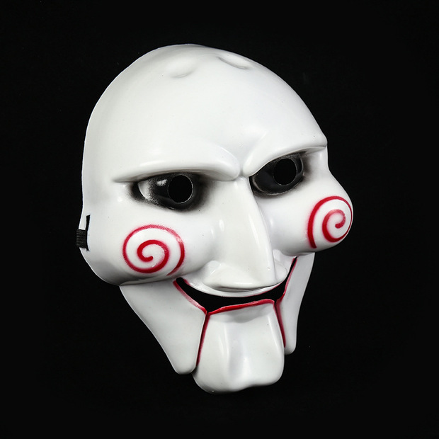 万圣节恐怖面具 saw电锯惊魂电影小丑面具 惊悚恶搞恐怖玩具装扮