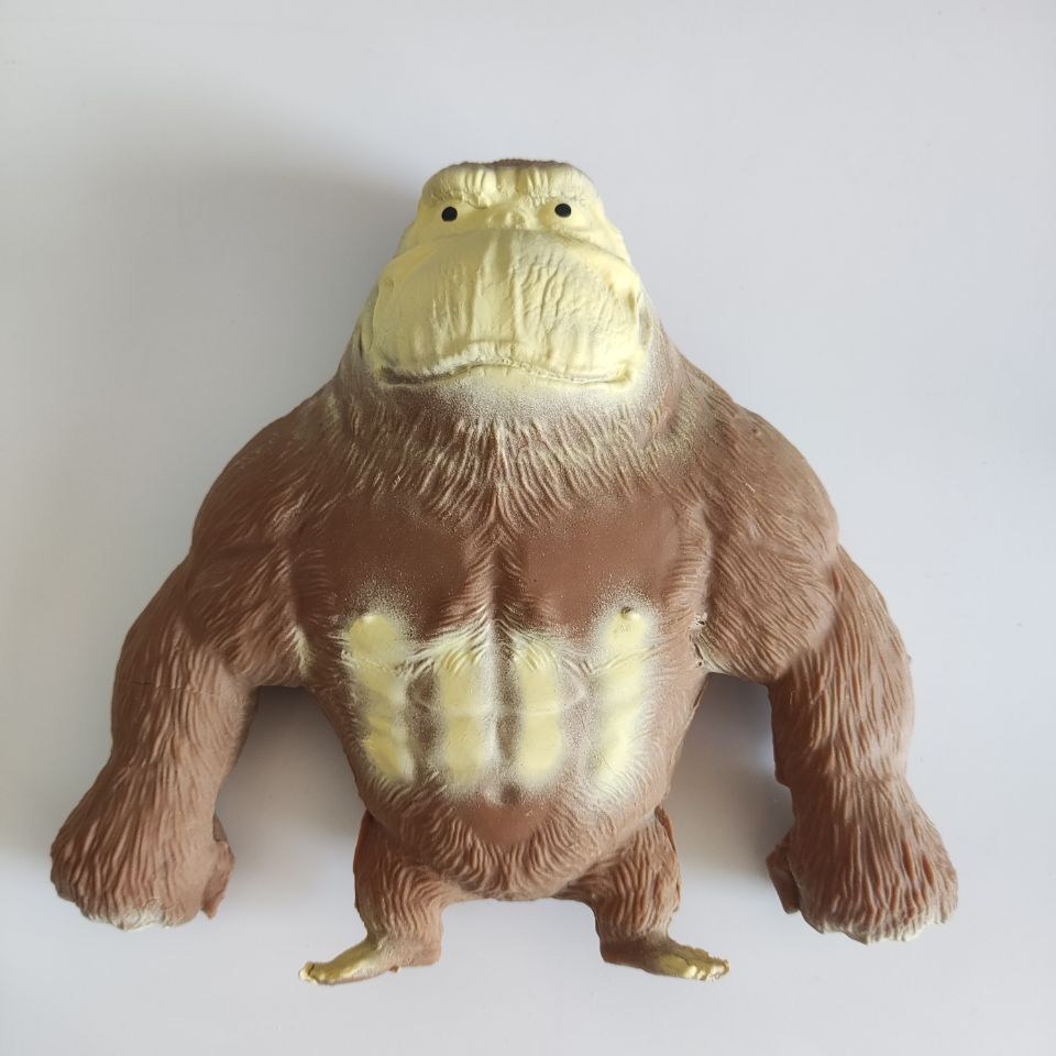 Decompression Gorilla Toy TikTok Same Style Internet Celebrity Mr. Wang Decompression Pinch Lecon Yi Vent Squishy Toys