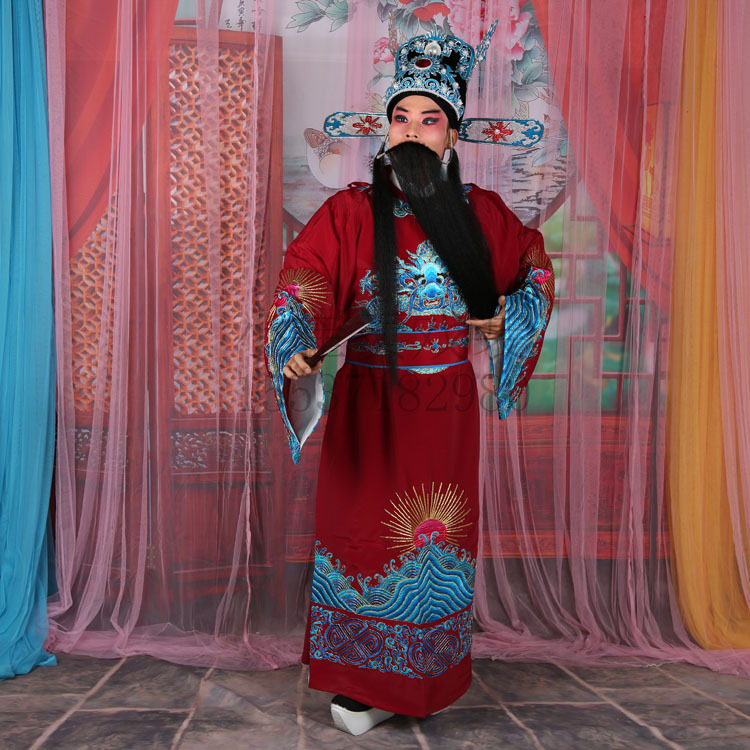 戏曲戏剧京剧服装豫剧越剧老生驸马龙蟒袍丞相大臣改良官衣改良蟒