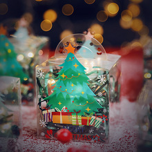 圣诞节礼物平安夜苹果礼盒高档平安果礼品包装盒糖果袋透明手提盒