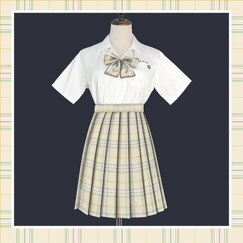 夏的告白#原创正版jk制服裙半身裙女短裙百褶裙学院风学生格裙女