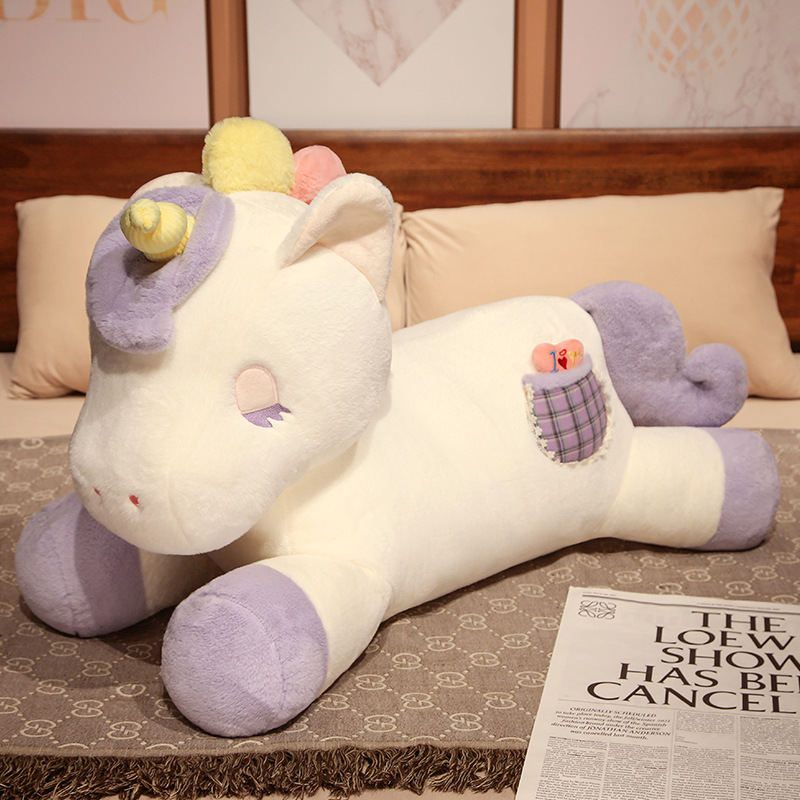 Plush Toys Wholesale Cute Dream Unicorn Doll Large Bed Pillow Doll Birthday Gift for Girls