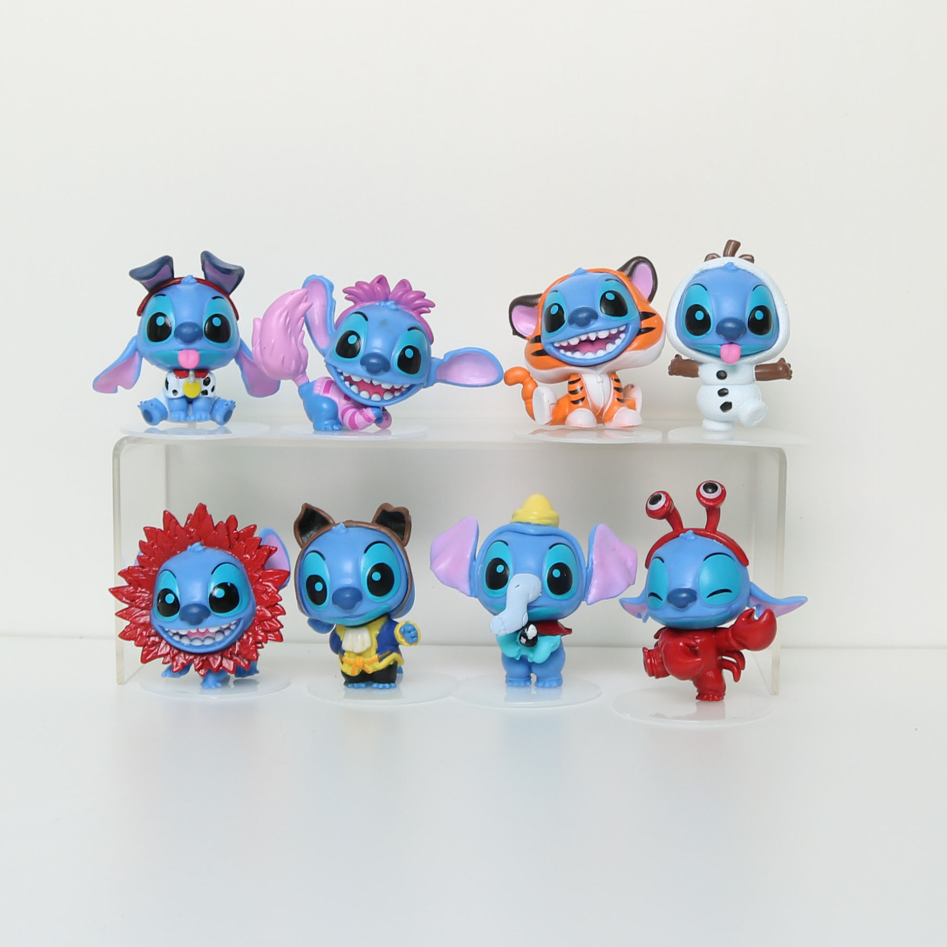 8款100款周年史迪仔公仔玩偶史迪奇手办蛋糕模型情人节礼物玩具