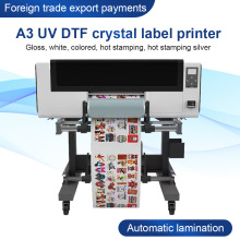 A3 UV DTF printer UV水晶标贴纸转印打印机可以实现图案任意粘贴