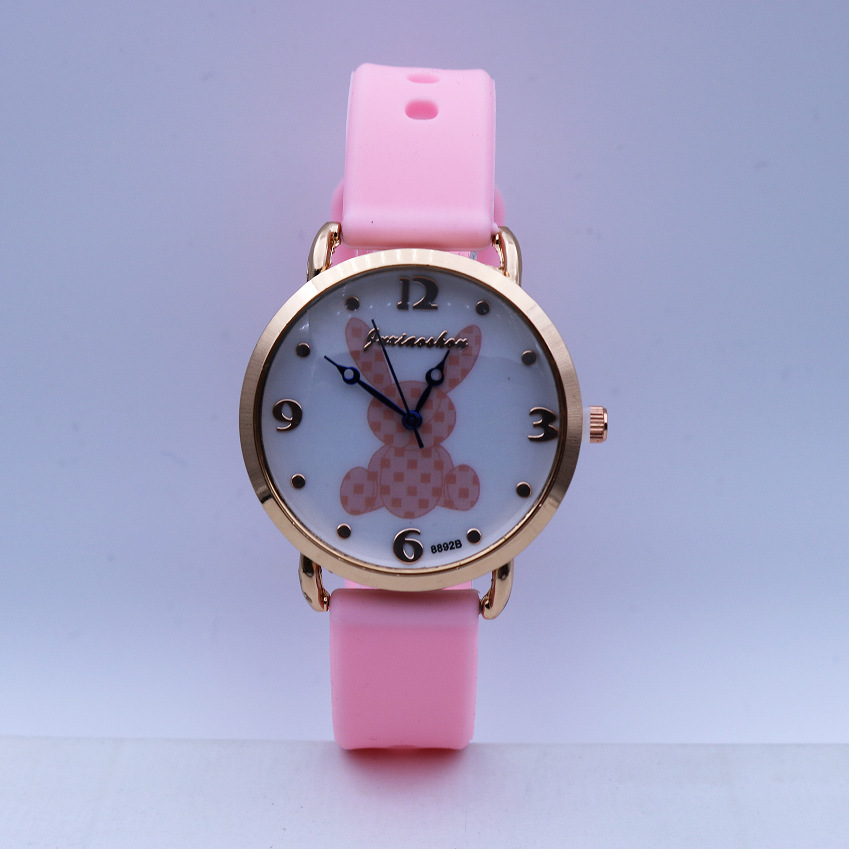 Foreign Trade New Quartz Watch Bugs Bunny Women's Fashion Watch Digital Student's Watch Cartoon Children's Silicone Watch Cross-Border