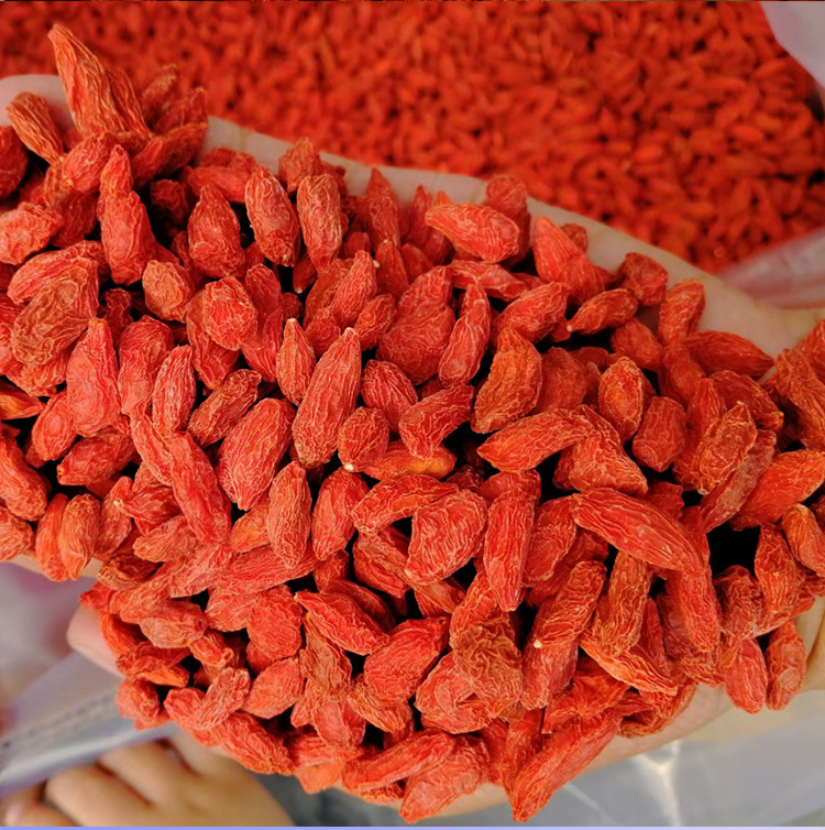 头茬新货一手正宗宁夏红枸杞子批发特大颗粒一件整箱40斤500克