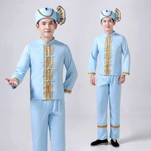 新款傣族男装云南成人演出服 汉元素中国风西双版纳少数民族男装