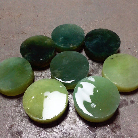 岫玉手镯芯纸象棋材料玉石镯芯原石籽料毛料镯新疆西藏专链