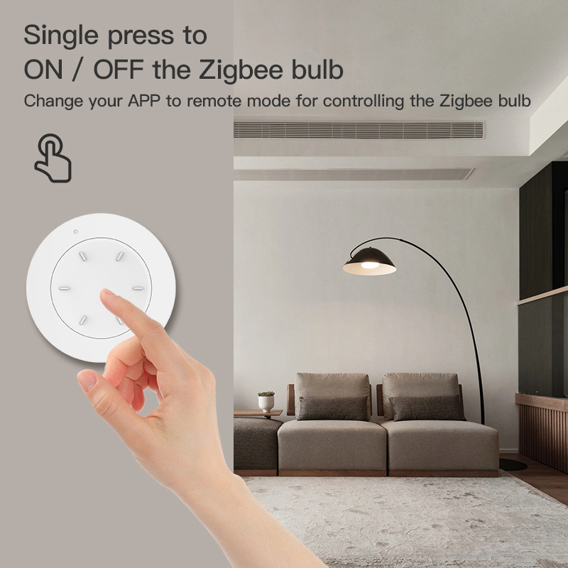 Zigbee Wireless Knob Buttons Feel Free to Stick Scene Swi