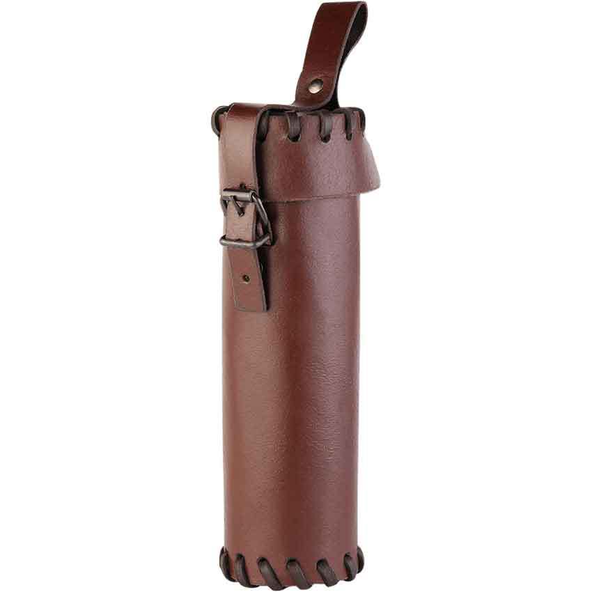 欧洲中世纪武士腰挂pu皮水壶酒瓶袋话剧演绎cos摄影写真道具