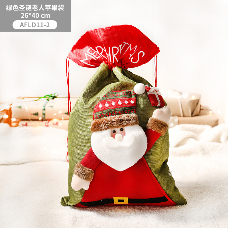 Christmas Children Gift Bag Small Gift Christmas Eve Apple Packing Box Handbag Creative Candy Bag Socks