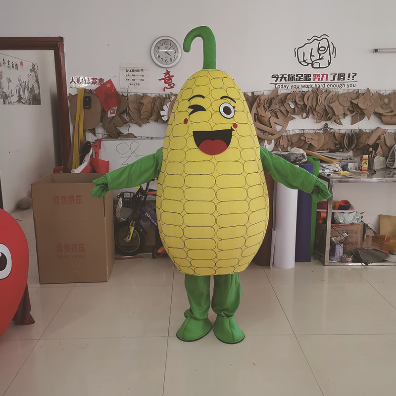 玩偶服 卡通人偶服装 充气服装 玉米人偶服 可穿行走人偶服定制