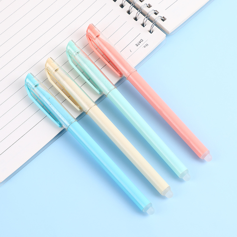 Elementary School Student Grade 3-6 Good-looking Erasable Gel Pen Blue Warm-up Disappear Mo Yi Erasable Pen in Stock Wholesale