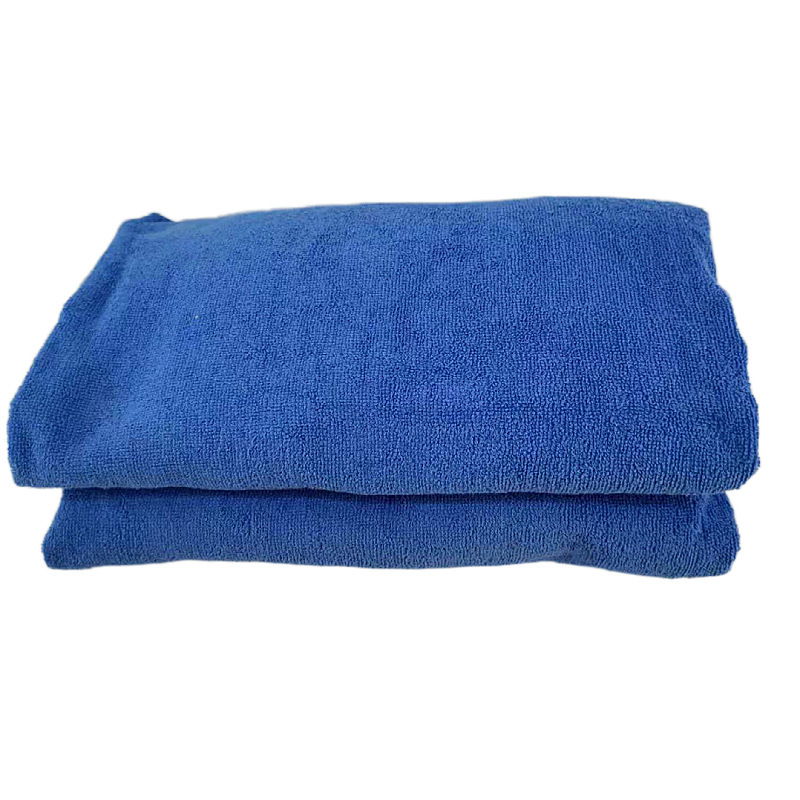 批发新消防毛巾被火焰蓝消防毛毯蓝色内务空调毛巾毯