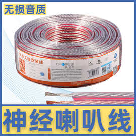 纯铜hifi带神经线高保真音响线环绕功放发烧音箱线喇叭线音频线