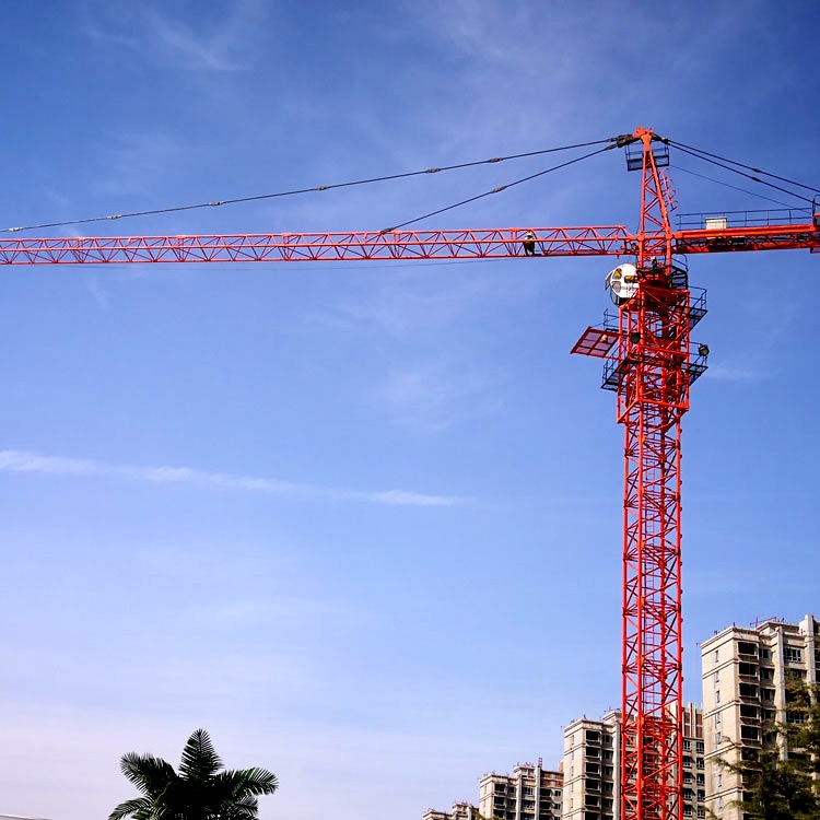 qtz100-6013尖头塔吊 吊重8吨塔吊,现货标准节扶墙