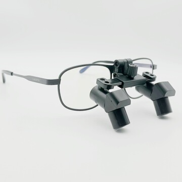 careoptik 可调节转角医用手术放大镜4.5倍 纯钛框