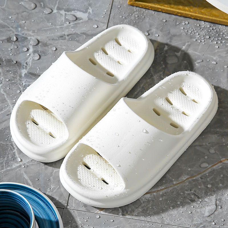 2023 New Bathroom Slippers Summer Poop Leakage Quick-Drying Indoor Slippers Home Slippers One-Hand Wholesale