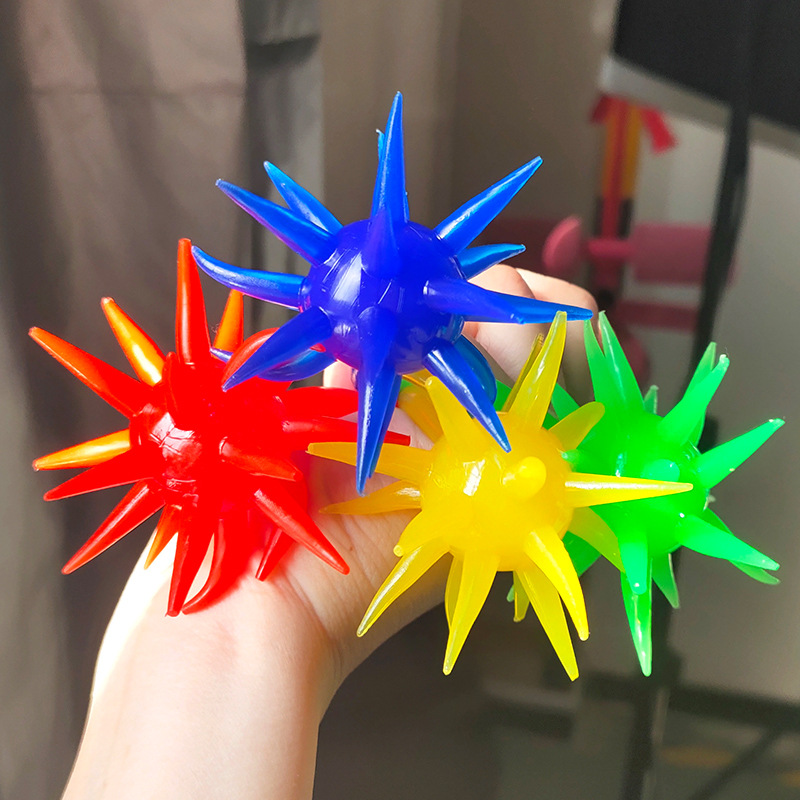 Large Meteor Hammer Sticky Hammer Soft Glue Hand-Shaking Sticky Ball Elastic Large Sticky Hammer Children's Nostalgia Toy