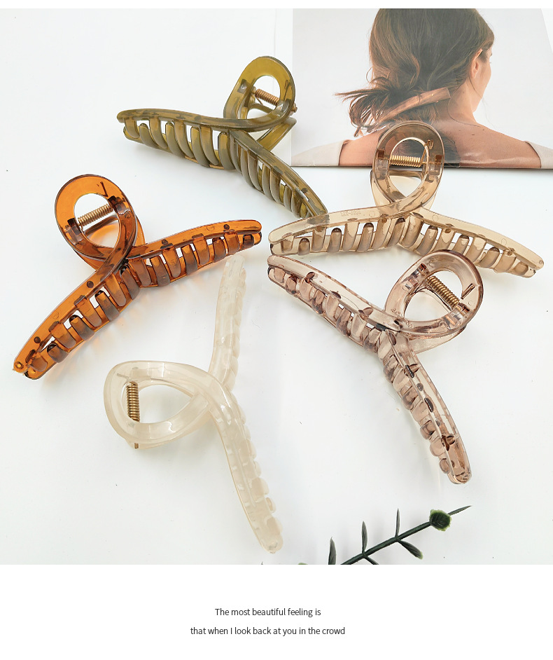 Shark grab-feel hairpin summer new back head updo headwear Internet celebrity bai 掿 pic 10