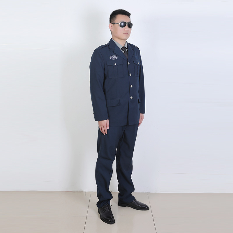 新款冬装保安常服装物业保安工作服长袖冬装保安门卫物业常服冬装
